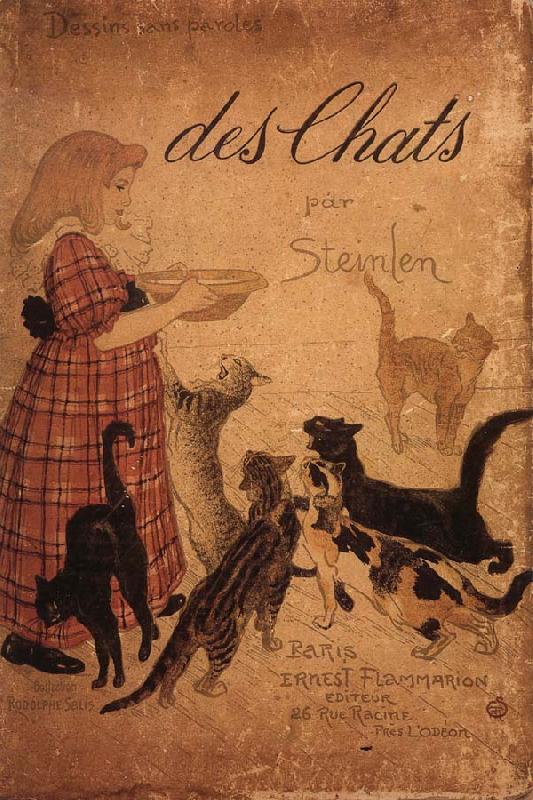 theophile-alexandre steinlen Des Chats France oil painting art
